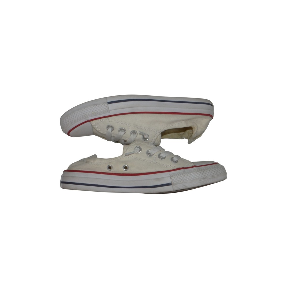 Converse Chuck Taylor All Star Shoreline White Canvas Slip On Sneakers Womens